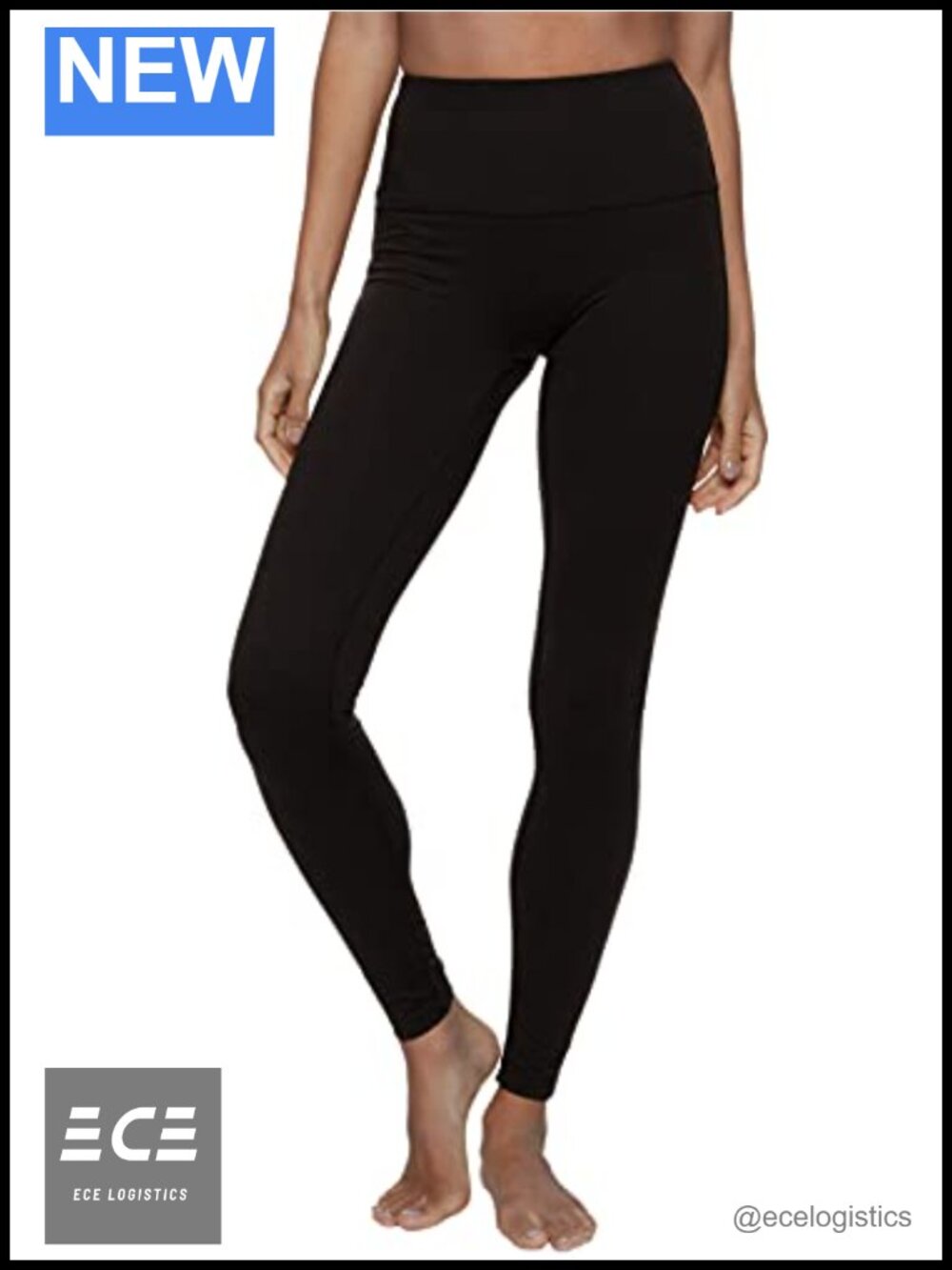 High-Waisted Legging 4-Way Stretch Brushed Soft No Center Seam Ankle